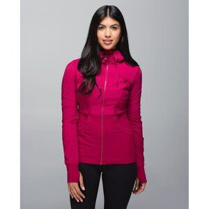 NWT Lululemon pink bumble berry hooded Dance Studio Jacket